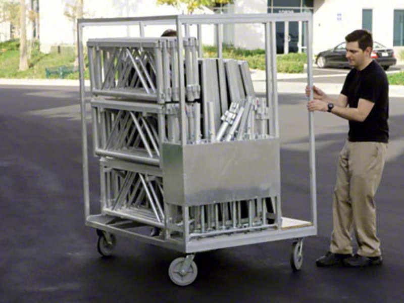 portable stage trolley