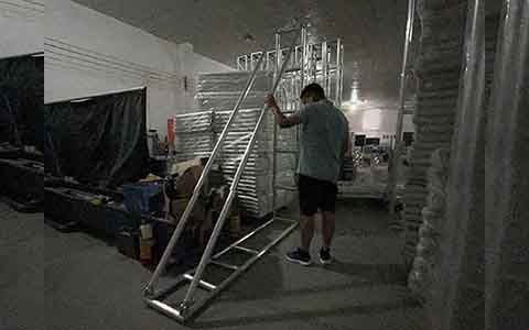 Aluminum Erector Tower System for lighting truss to USA